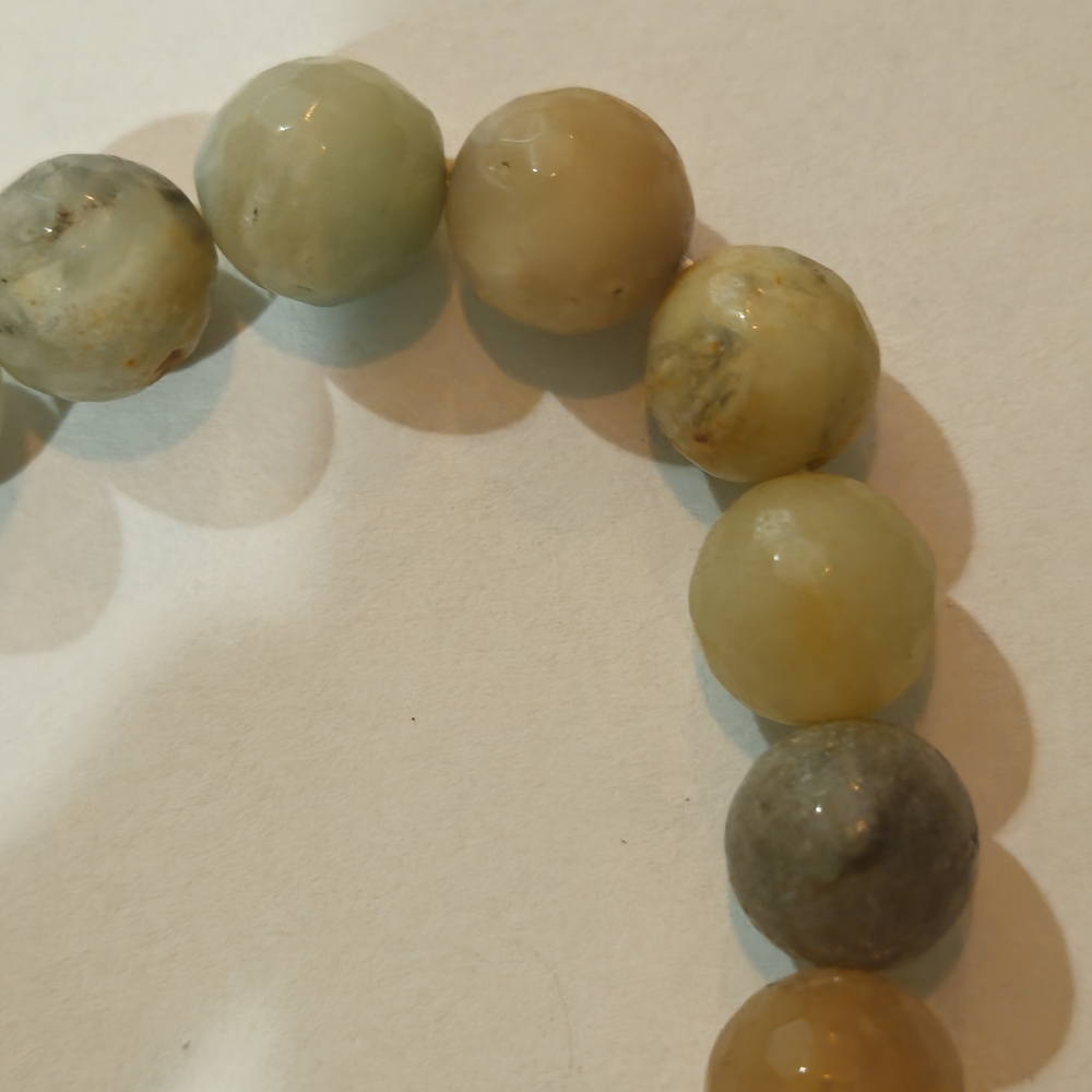NEW Anthropologie Stone Turtle Bracelet Multicolor Gold Crystals Summer Vacation - Picture 4 of 6